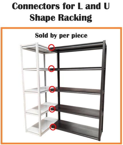 L Shap Rack L Shape Connector (1 pc) – Customise To Maximise