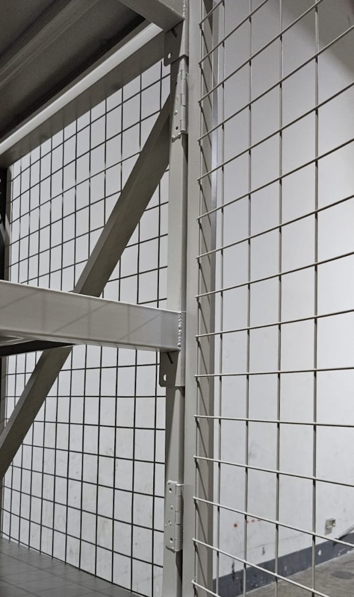 Customise Rack Cage Up Boltless Storage Rack with Doors & Castor Wheels – Customise To ...
